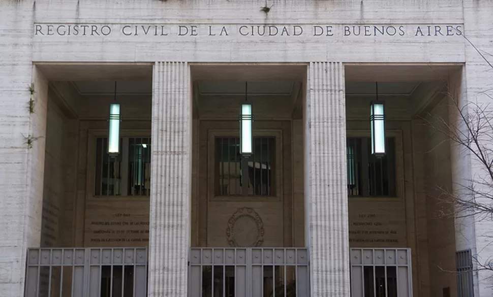 REGISTRO CIVIL DE LA CIUDAD DE BUENOS AIRES. FOTO TOMADA DE PARABUENOSAIRES.COM