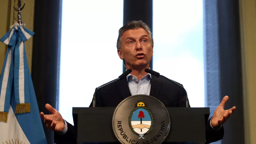 MAURICIO MACRI. El presidente firmó el decreto que se publicó hoy en el Boletín Oficial. ARCHIVO