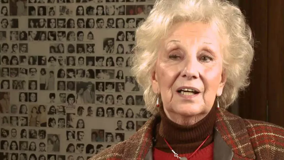 INDIGNADA. La presidenta de Abuelas de Plaza de Mayo, repudió el cambio del feriado. FOTO ARCHIVO