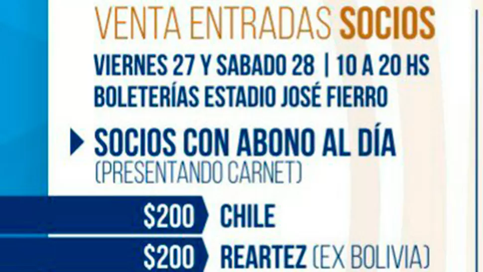 Atlético recordó la venta de entradas de socios para el duelo ante El Nacional