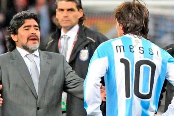 Maradona: en 56 años no vi a nadie mejor que Messi
