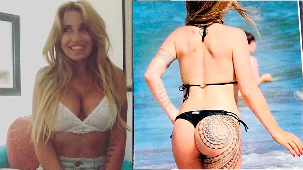 Florencia Peña se hizo un tatuaje jugado y va por más