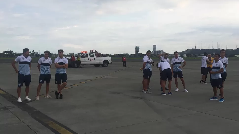 Los jugadores se mostraron preocupados por la situación. 