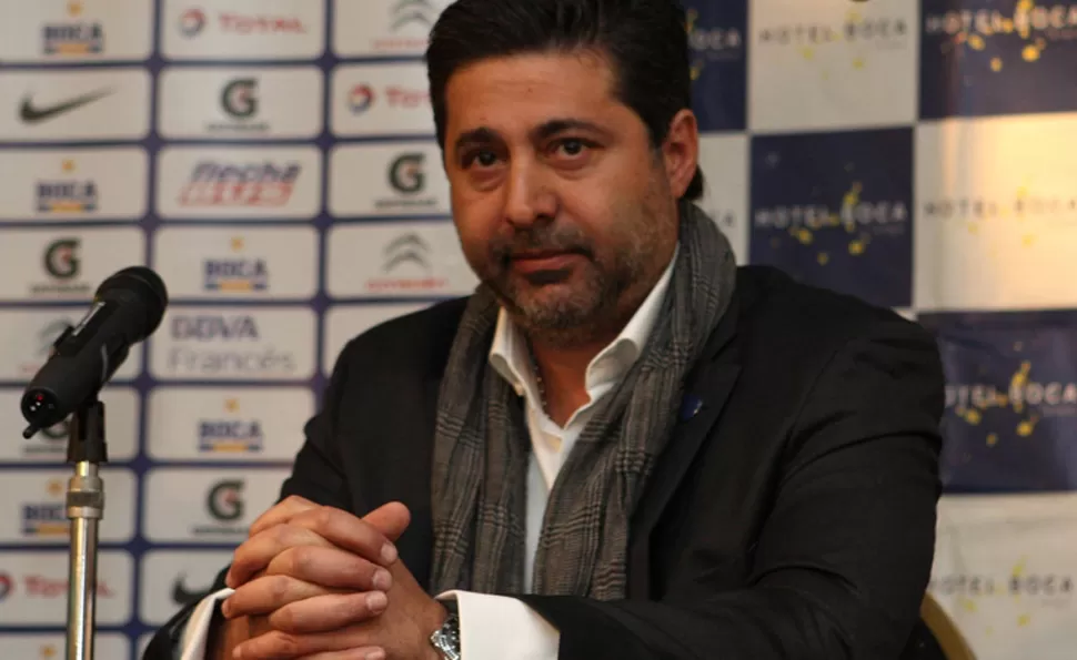 DANIEL ANGELICI. Presidente de Boca Juniors. FOTO TOMADA DE PLANETABOCAJUNIORS.COM.AR