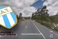 Así fue el viaje rápido y furioso que hizo Atlético en el colectivo que lo llevó al estadio