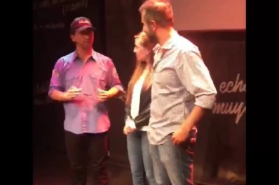 Le pidió matrimonio a su novia durante un show de Miguel Martín