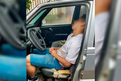 Intentó robar un auto, pero se quedó dormido y lo atraparon