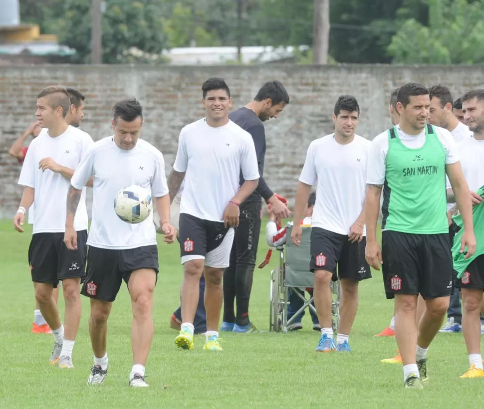 CON TODAS LAS GANAS. Ferrero no ve las horas de volver a jugar por los puntos. la gaceta / foto de hector peralta