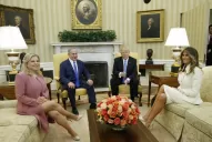 Trump promete a Israel ayudar a la paz