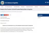 Trump destacó el papel de liderazgo que juega Macri en la región