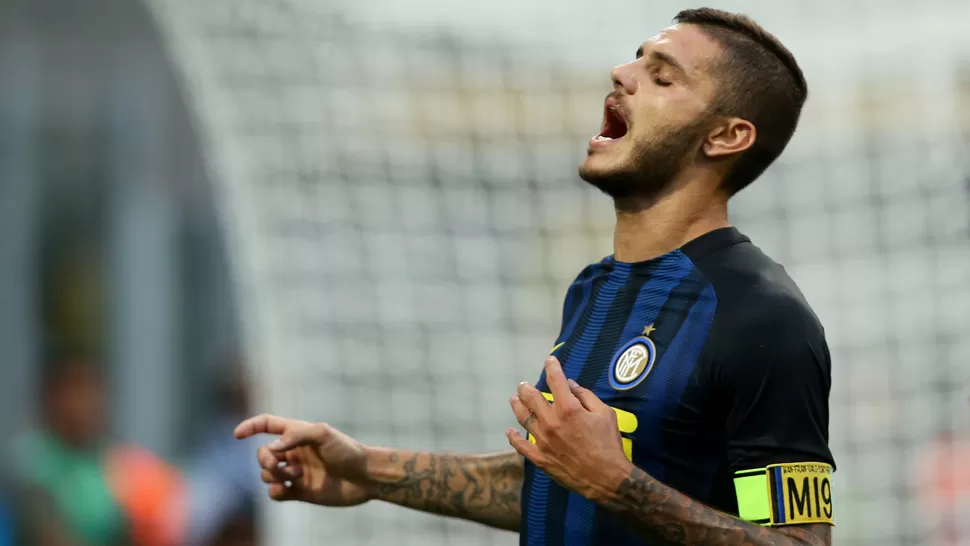 EN LA ESPERA. Mauro Icardi es la estrella de Inter pero uno de los más resistidos en la Selección. ARCHIVO