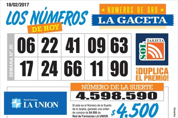 Los Números de Oro de LA GACETA