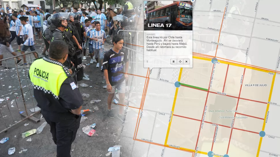 Mapa interactivo: así será el operativo de tránsito que realizarán en las inmediaciones del Monumental