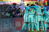 Messi le dio la victoria a Barcelona