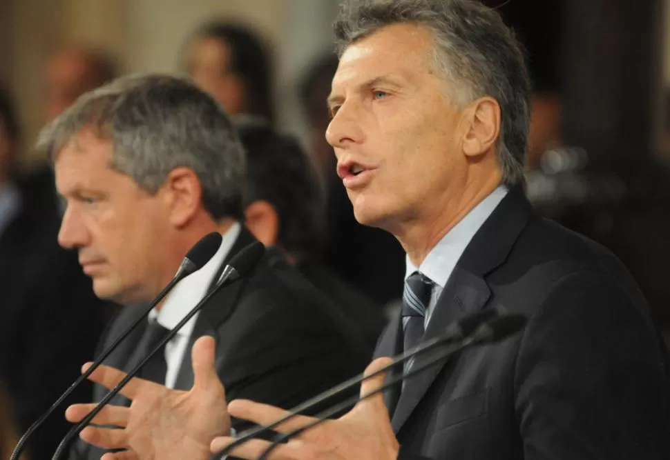 COMO EN 2016. Macri, en la apertura de sesiones del Congreso del año pasado. El miércoles se reedita la cita. dyn 