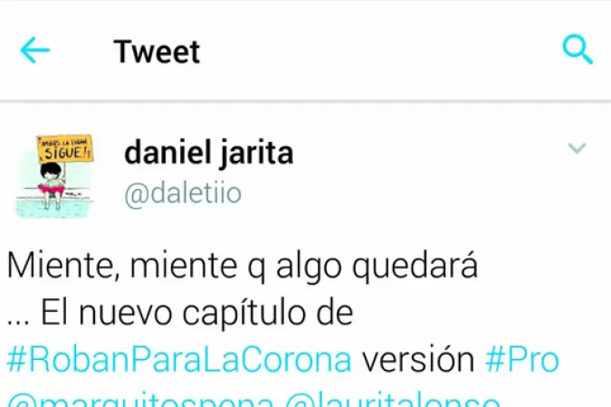 LOS TUITS. Esto es lo que publicó el usuario @daletiio. CAPTURA DE TWITTER