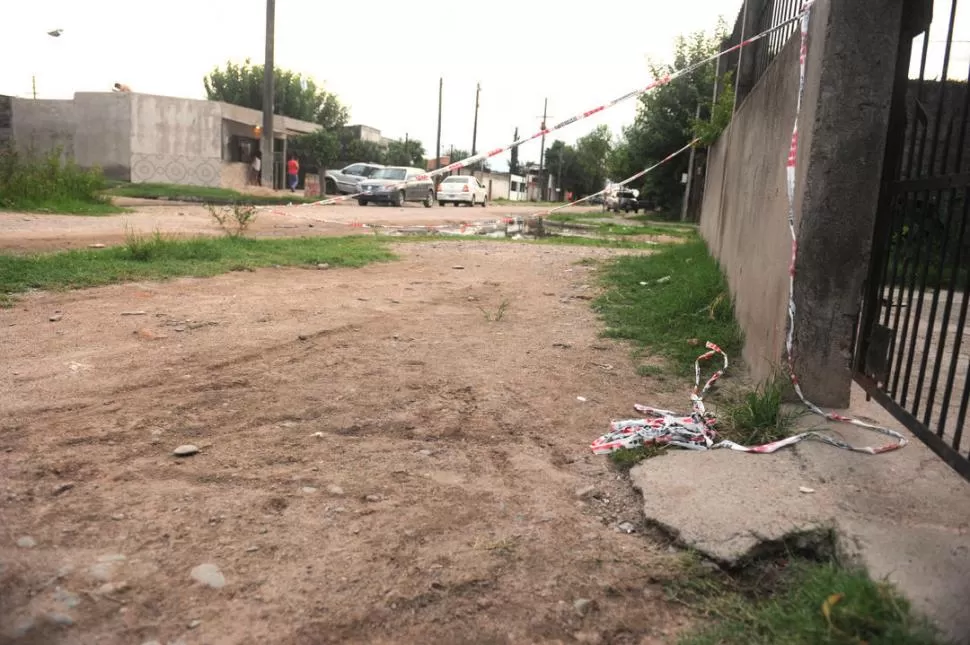 BARRIO ALEJANDRO HEREDIA. En esta zona cayó sin vida Walter Ledesma. la gaceta / foto de adrian lugones