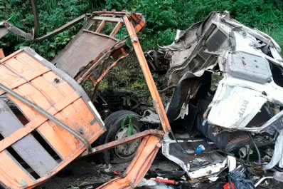 Una familia se salvó de milagro en otro accidente ocurrido en la ruta 307