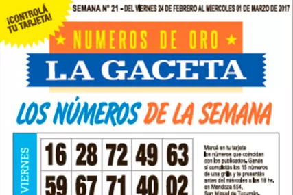 La grilla completa de los Números de Oro