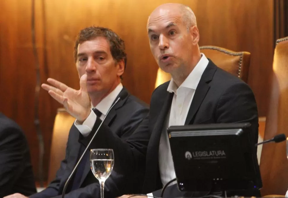 DISCURSO. Larreta hizo un repaso de su gestión en la Legislatura porteña. Dyn