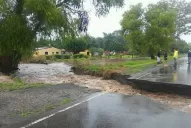Video: así estaba la ruta 38 antes de que el agua rompiera el pavimento