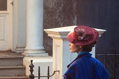 Mary Poppins prepara el paraguaspara volar
