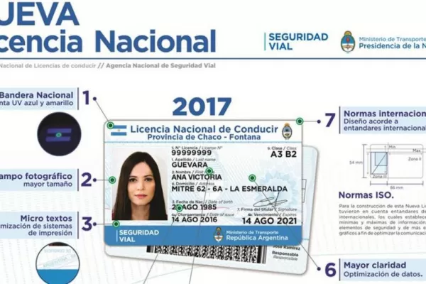 Los cambios en el carnet de manejo ya rigen en todo el país