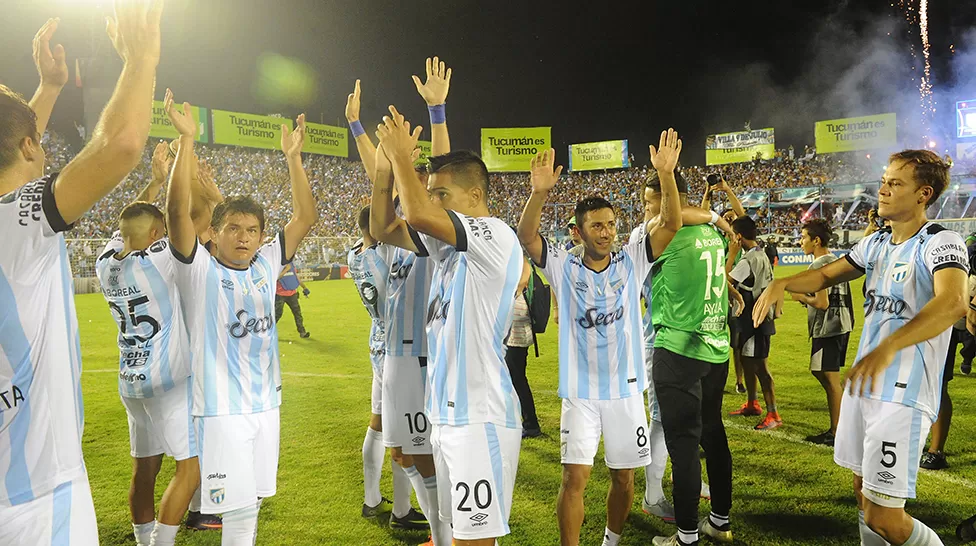 POR EL TRIUNFO. Atlético no la tendrá fácil ante Palmeiras en el Monumental. ARCHIVO