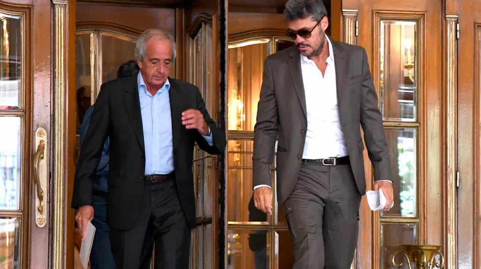 RODOLFO D'ONOFRIO Y MARCELO TINELLI (TELAM)