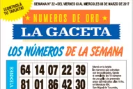 La grilla completa de los Números de Oro