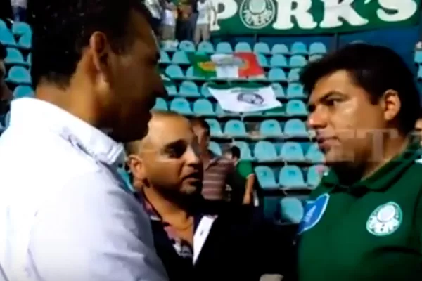 Video: Leito saludó a los hinchas de Palmeiras en el Monumental