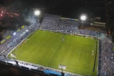Mirá el recibimiento de Atlético desde las alturas