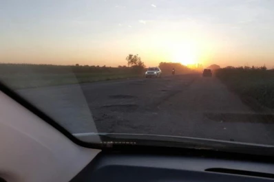 Pésimo estado de caminos en el interior