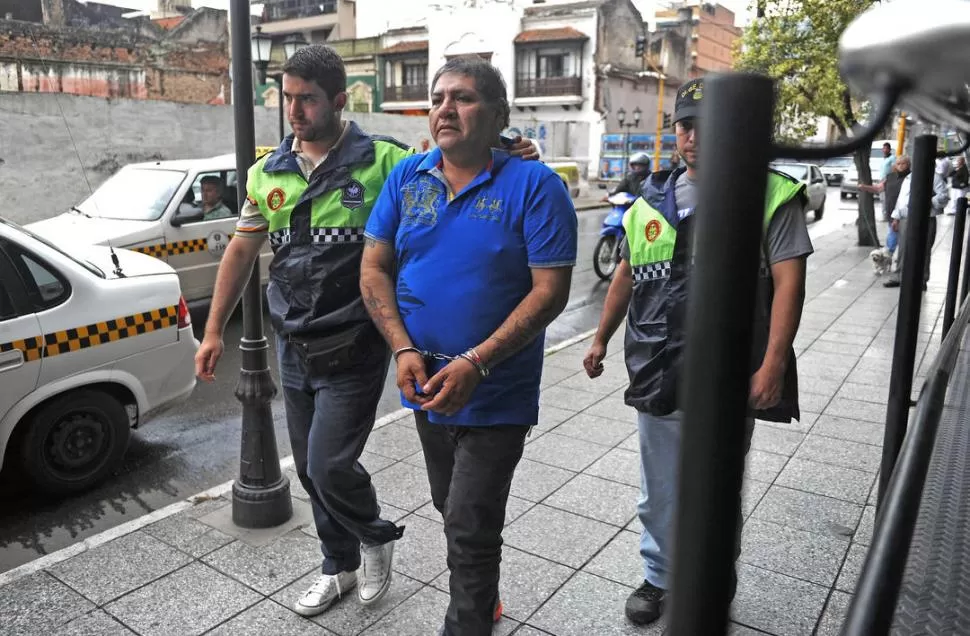 EN EL PENAL. El “Gordo Vaca” fue acusado de dirigir la organización. la gaceta / foto de FRANCO VERA (archivo)