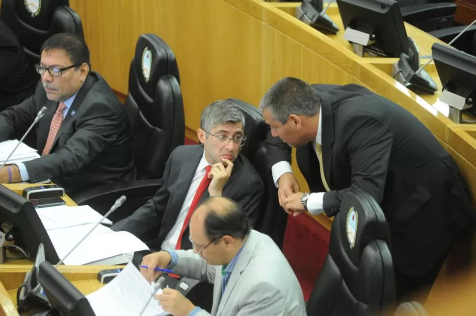 COAUTORES. Canelada y Colombres Garmendia dialogan en el recinto. la gaceta / foto de antonio ferroni