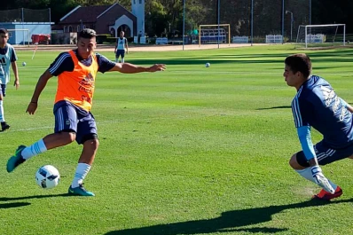 El Sub 20 volvió a entrenar, pensando en el Mundial de Corea