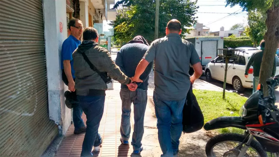 PRESO. El prófugo quedó detenido por codicia, según analizó la Policía. FOTO TOMADA DEL DIARIO LACAPITALMDP.COM