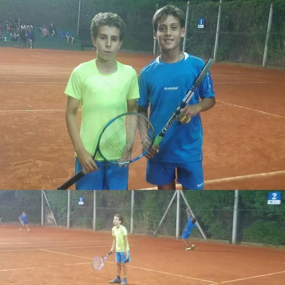 SE LLEVAN BIEN. Gonzalo (izquierda) y Máximo mostraron sus condiciones. 