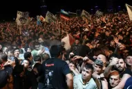 El escalofriante video que muestra desde adentro las avalanchas durante el recital del Indio