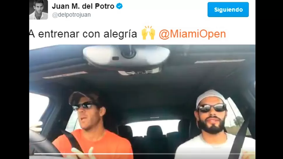 Video: Del Potro se lució cantando Despacito