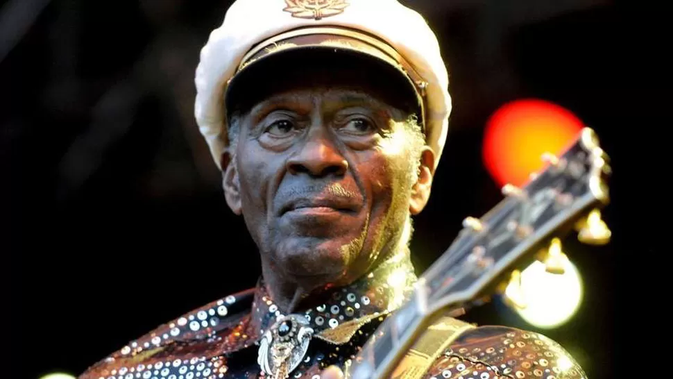 CHUCK BERRY. El artista, durante un recital. FOTO TOMADA DE CLARIN