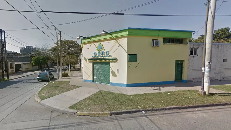 EL LUGAR DEL HECHO. Los ladrones atacaron la fábrica de helados. CAPTURA DE MAPS