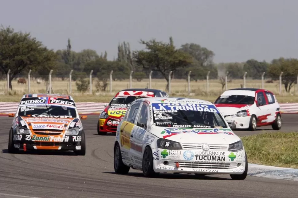 REGRESO. Lucas Mohamed volvió a correr con su VW Gol Trend y fue 8°.  