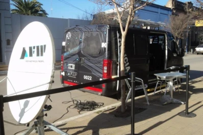 Móvil de la AFIP en Tucumán