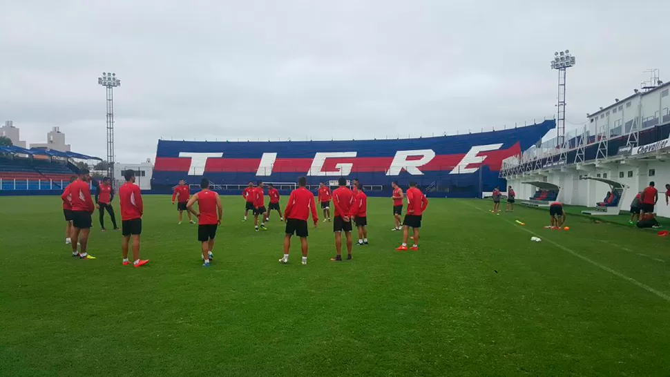 San Martín entrenó en Tigre pensando en Argentinos