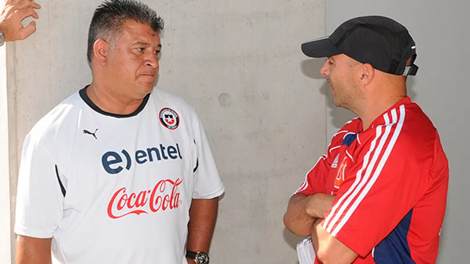 CLAUDIO BORGHI Y JORGE SAMPAOLI (ARCHIVO)