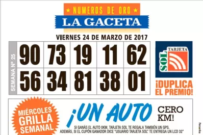 Los Números de Oro de LA GACETA