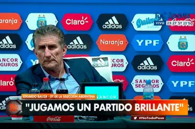 Sorpresa: para Bauza, ante Chile, Argentina jugó un partido brillante