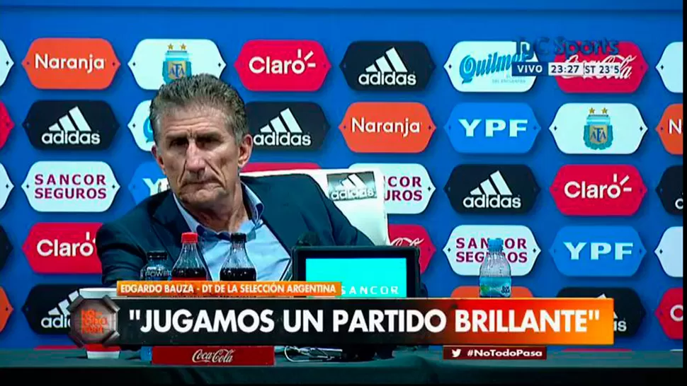 Sorpresa: para Bauza, ante Chile, Argentina jugó un partido brillante