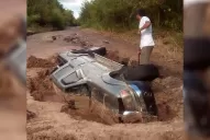 De la camioneta sepultada por el barro en Graneros habló todo el país